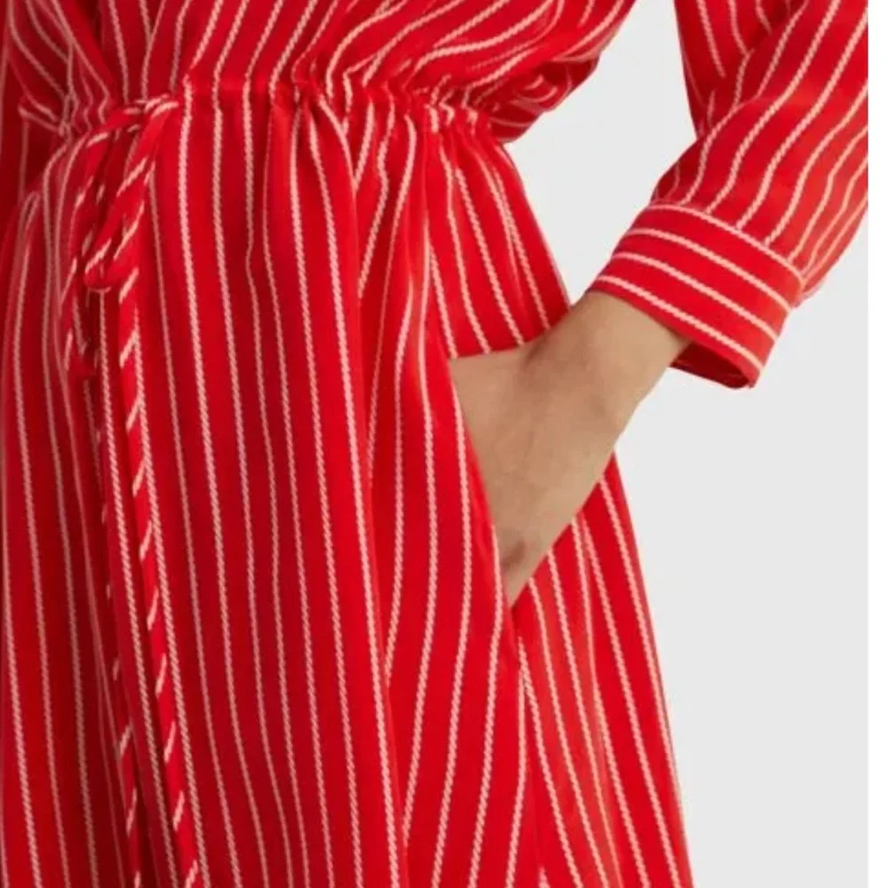 Tommy Hilfiger Red Striped Shirt Dress – Size S – NWT - Picture 4 of 8